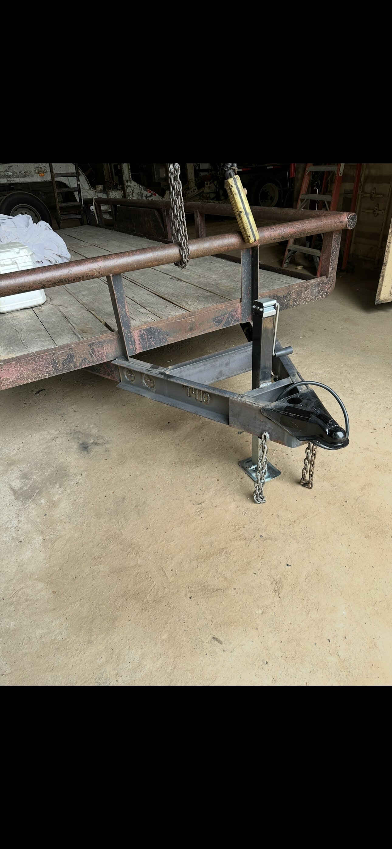 Trailer tongue repair with coupler and jack mount